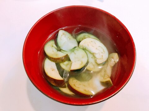 茄子と玉ねぎの☆あっさり中華スープ